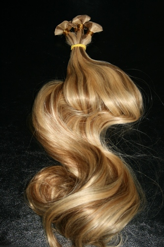 European Remy Natural Bodywave Hand Tied Wefts Any Color 18/20" - Click Image to Close